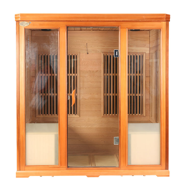 How does the Far Infrared technology in the Home Sauna Carbon Heater work?