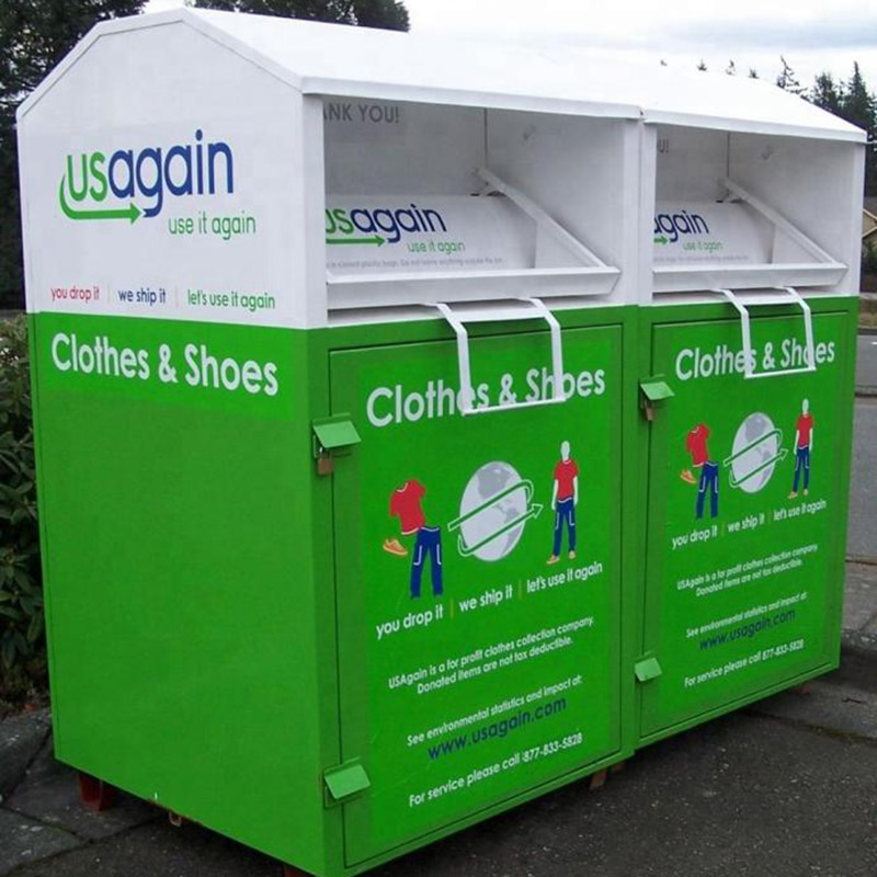 Outdoor Metal Donation Bin: Giving Back to the Community, One Donation at a Time