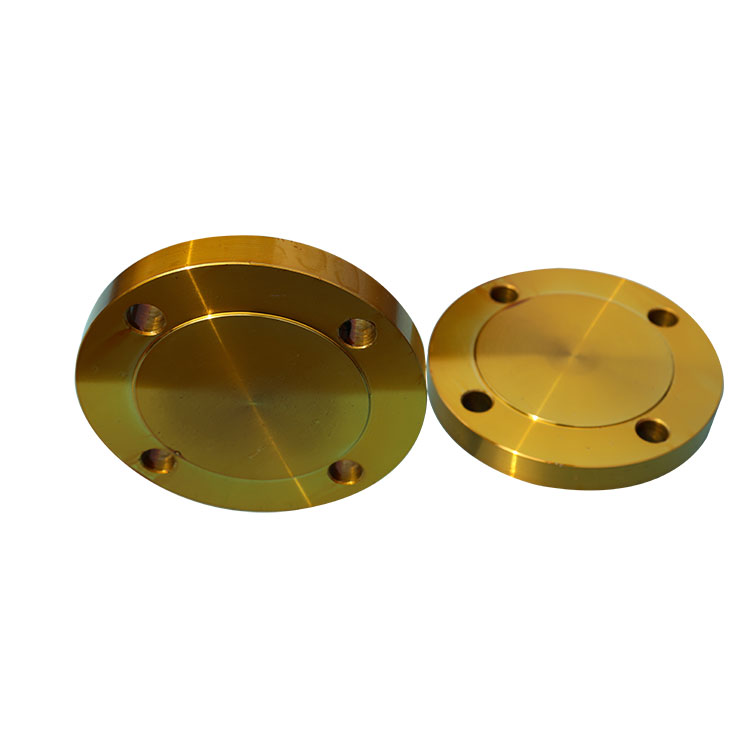 What materials are blind flanges typically made from
