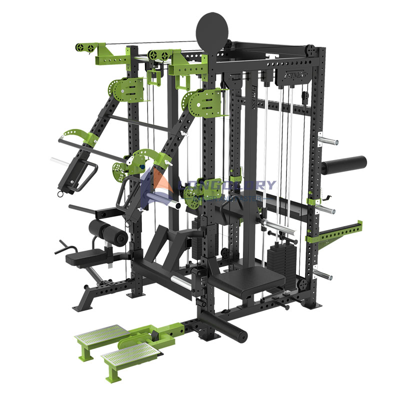 Versatility of the Commercial Squat Rack Smith Machine: Targeting Multiple Muscle Groups